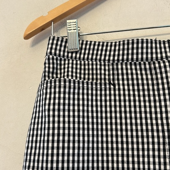 Westbound black white checkered Madison Ave capri pants Size 6 New - Picture 3 of 8